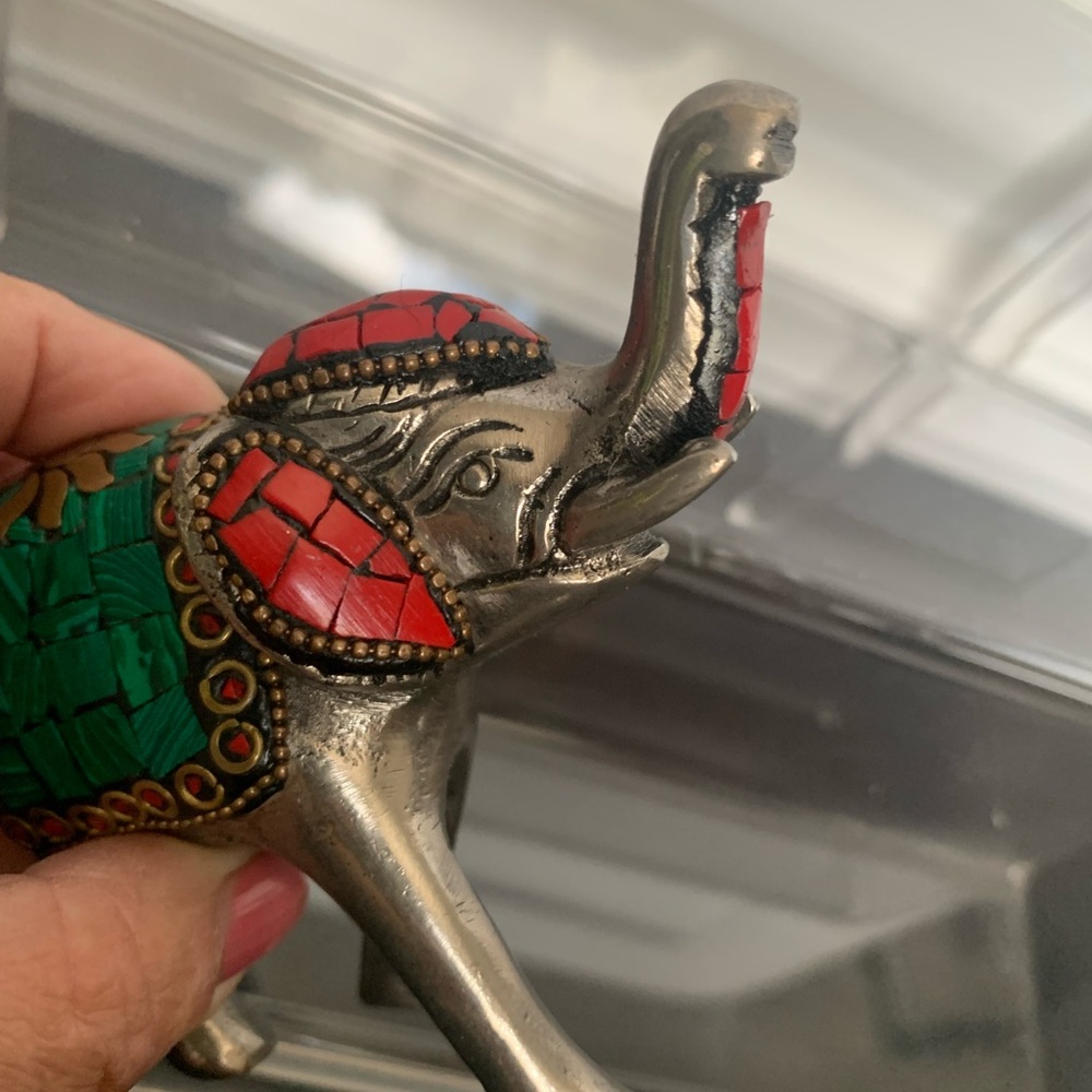 Colorful Elephant Figurine